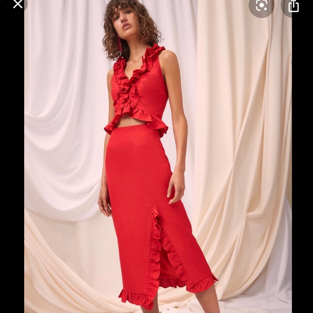 C/MEO Collective Forgive  Skirt & Top Linen *SET*